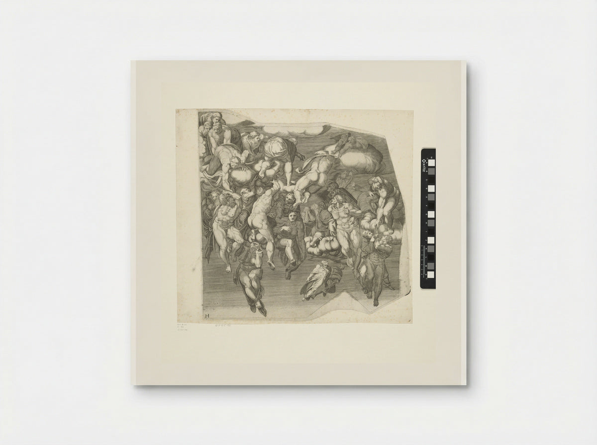The Last Judgment (Sheet H) - Giorgio Ghisi - Poster