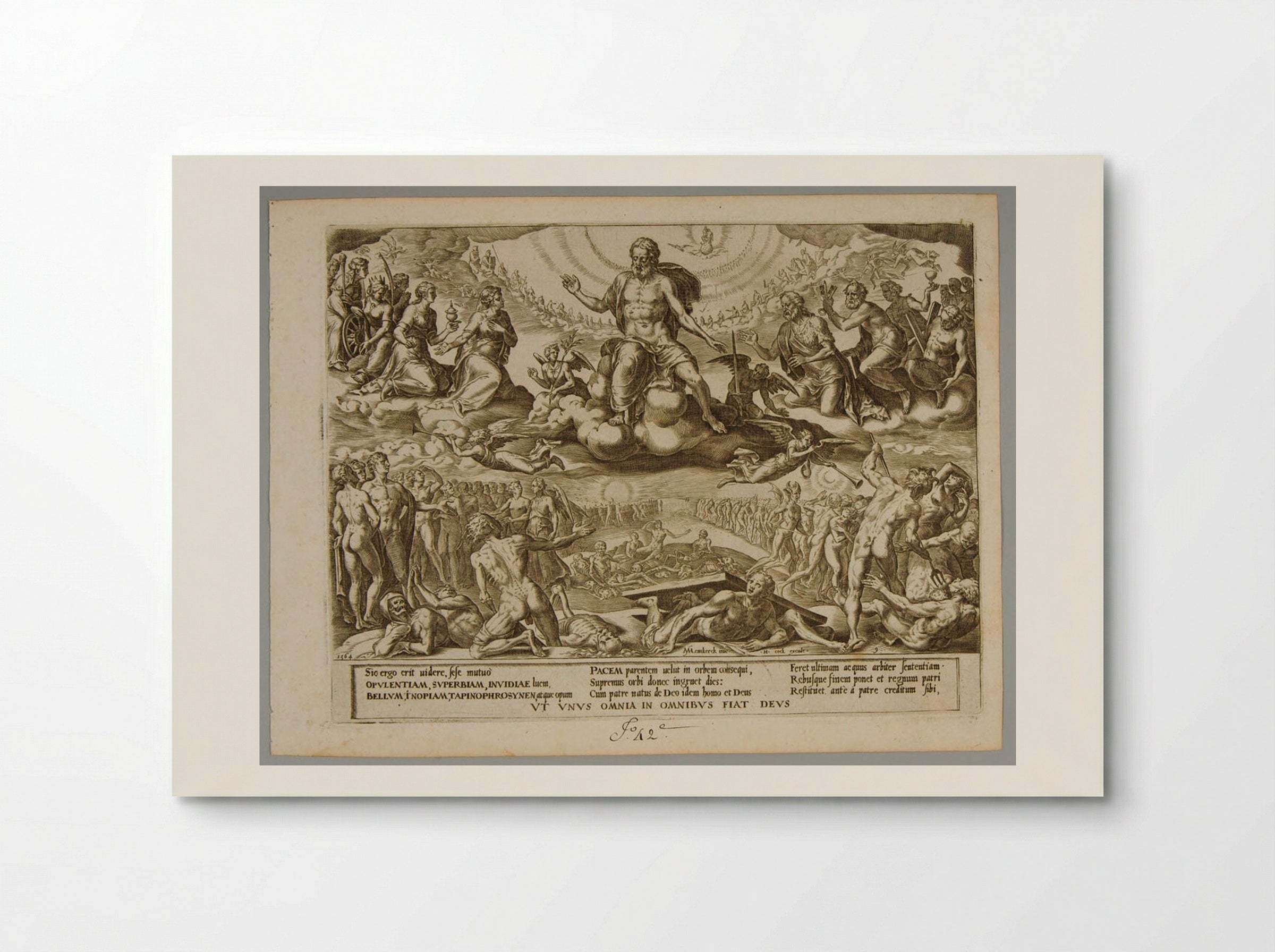 The Last Judgment - Cornelis Cort - Poster