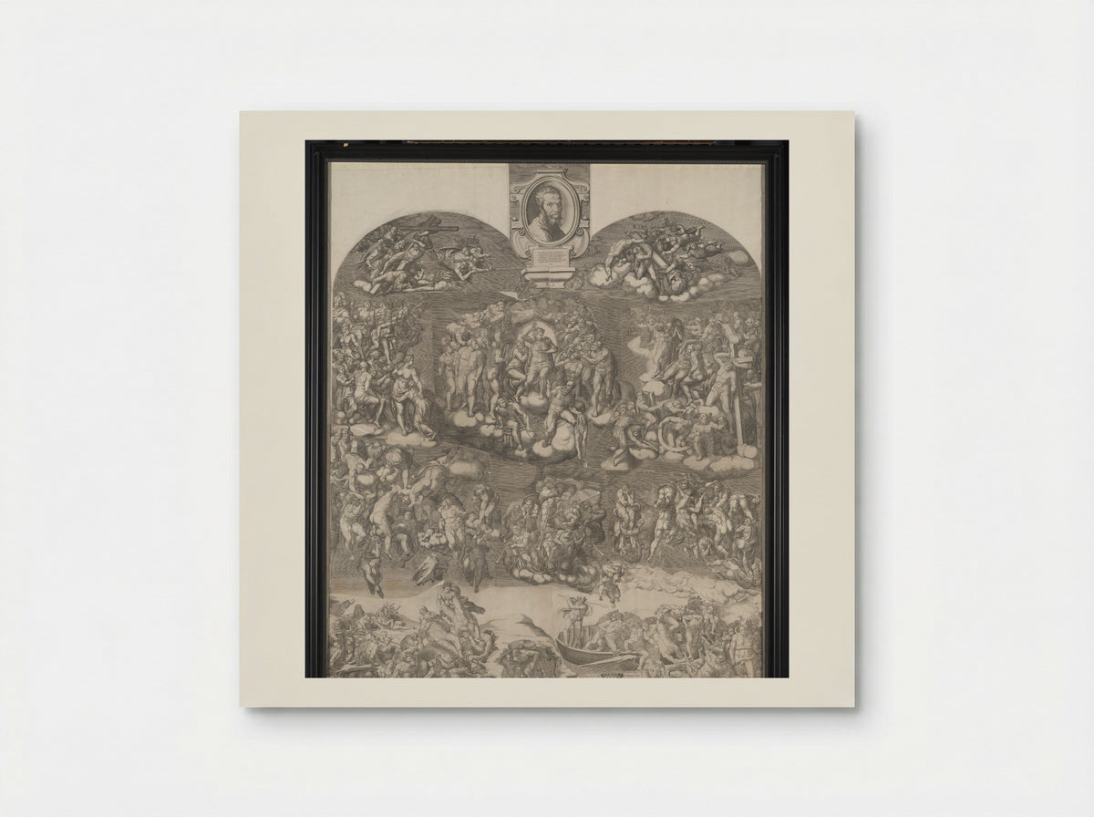 The Last Judgment - Giorgio Ghisi - Poster