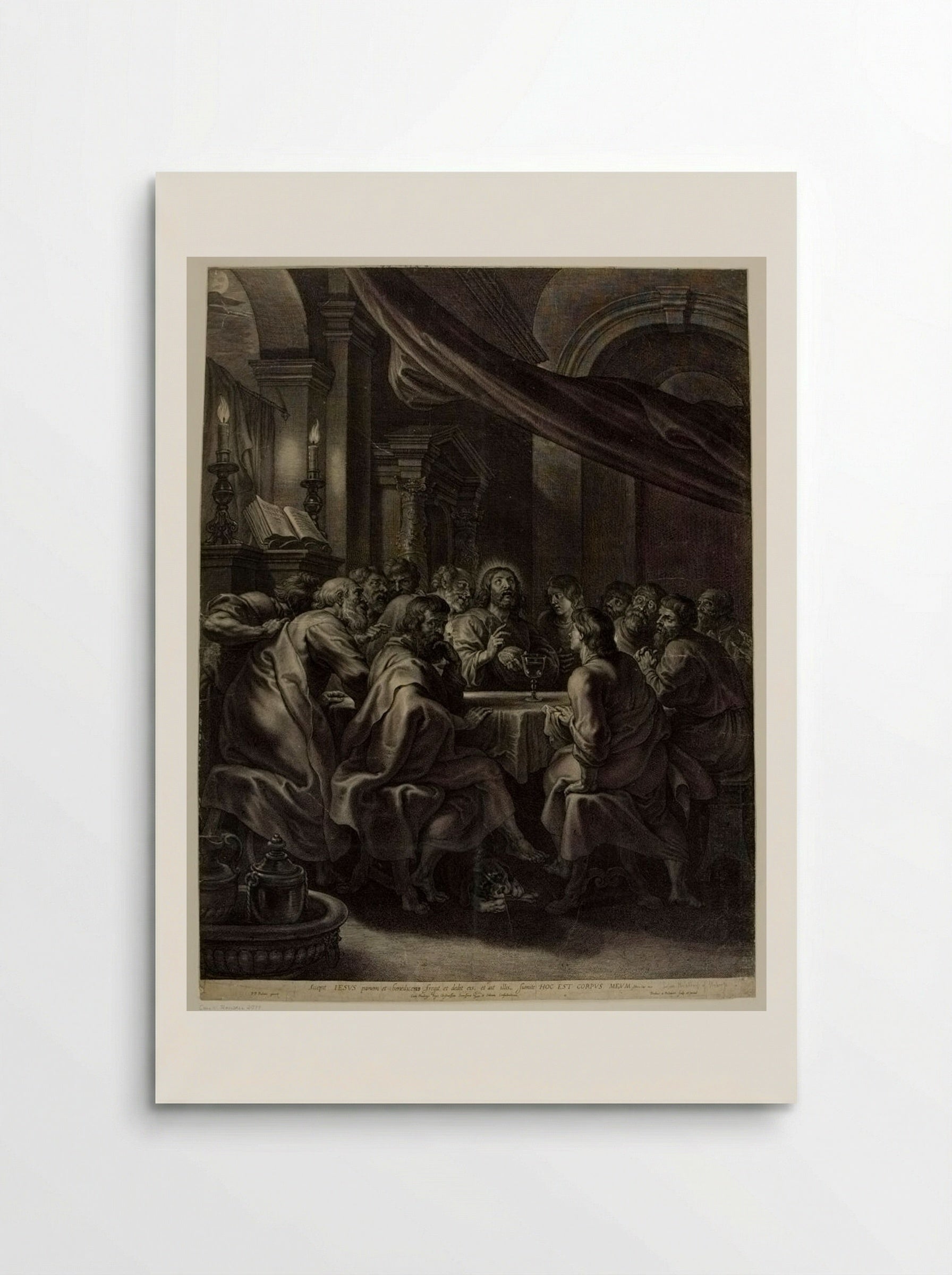 The Last Supper - Boetius Adamsz. Bolswert - Poster
