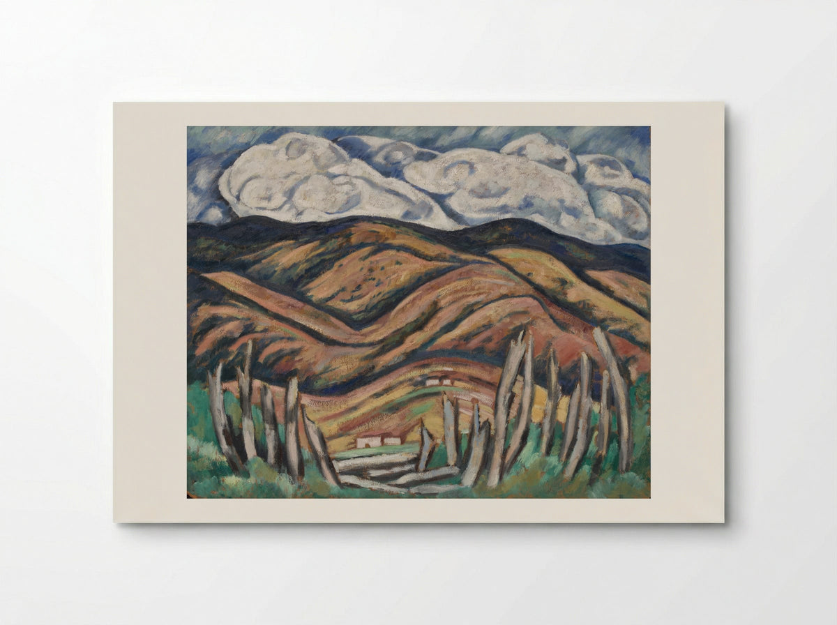 The Last of New England—The Beginning of New Mexico - Marsden Hartley - Poster