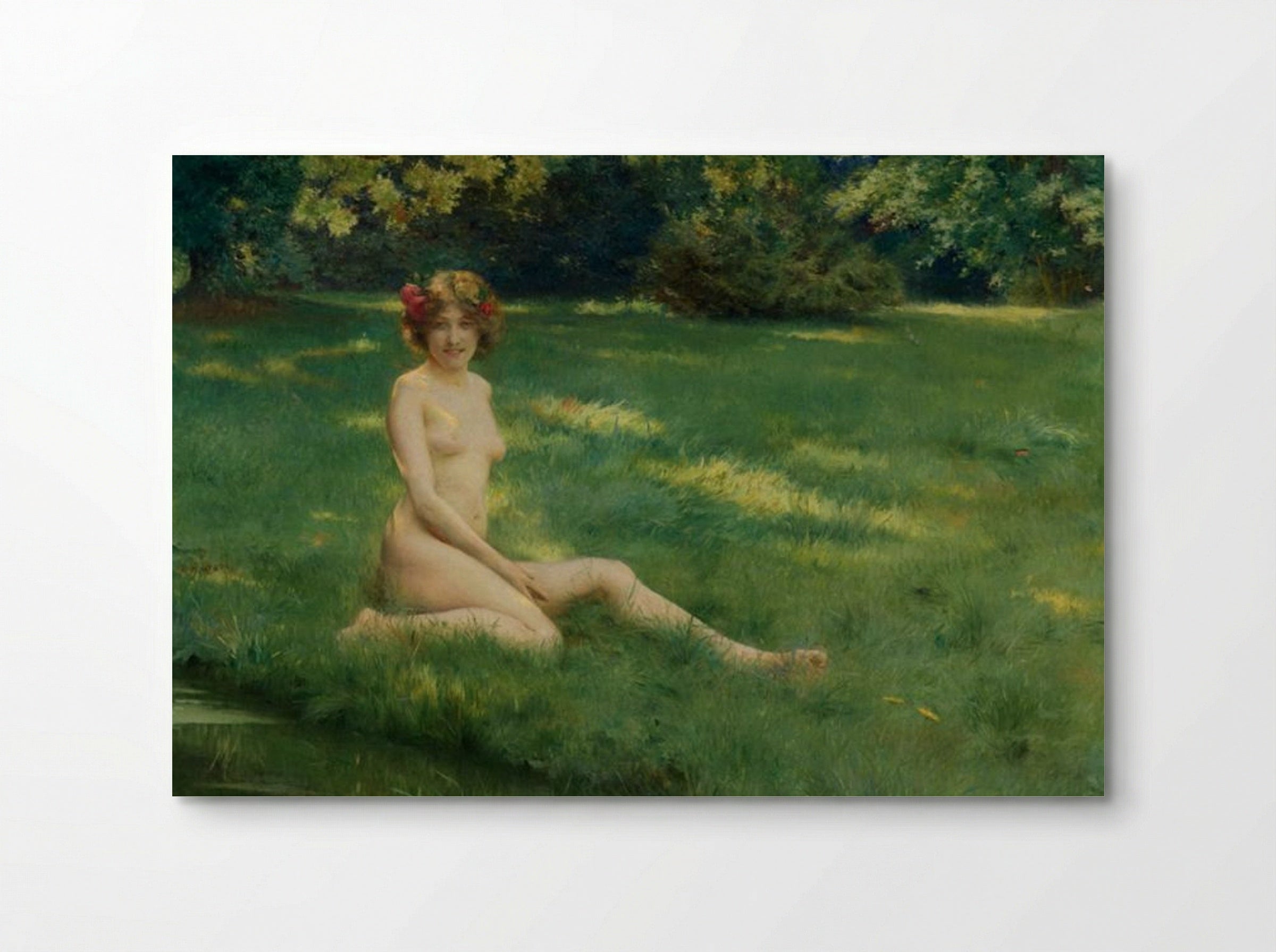 The Laughing Maid - Julius LeBlanc Stewart - Poster