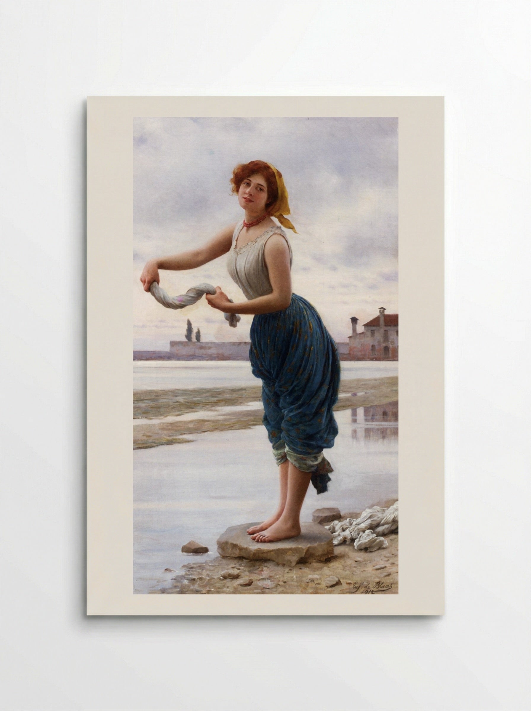 The Lavender - Eugene de Blaas - Poster