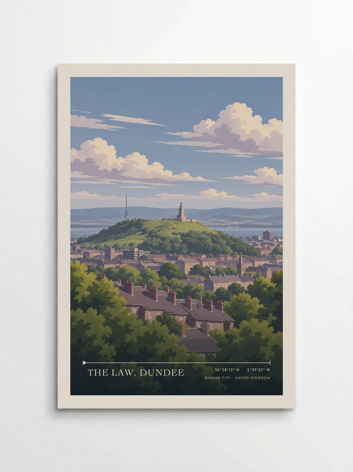The Law, Dundee, Dundee City | Travel Poster - Poster