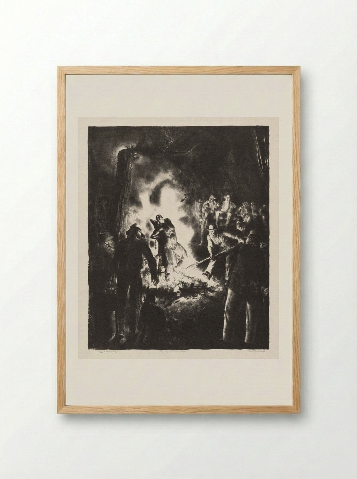 The Law is too Slow - George Bellows - Framed Print Wood