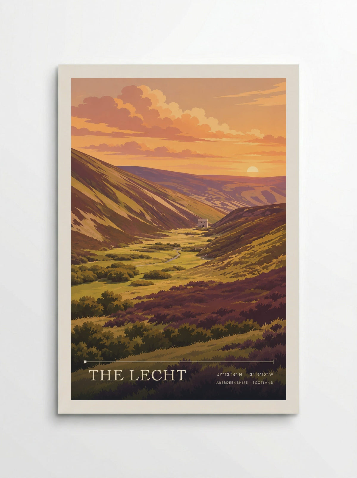 The Lecht, Aberdeenshire | Travel Poster - Poster