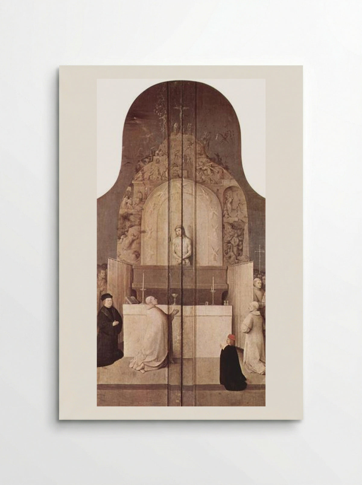 The Legend of the Mass of St. Gregory - Hieronymus Bosch - Poster
