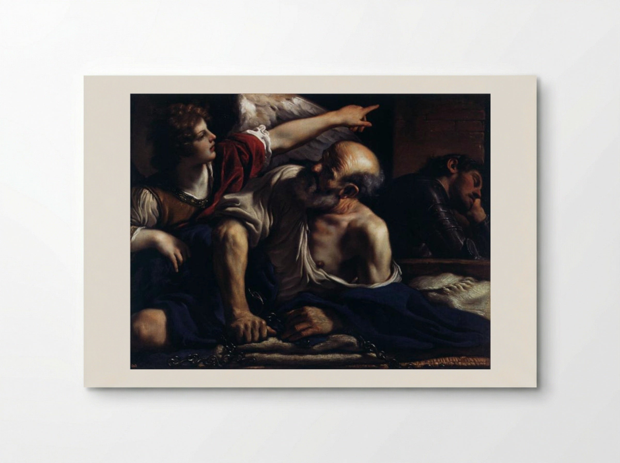 The Liberation of St Peter - Guercino - Poster