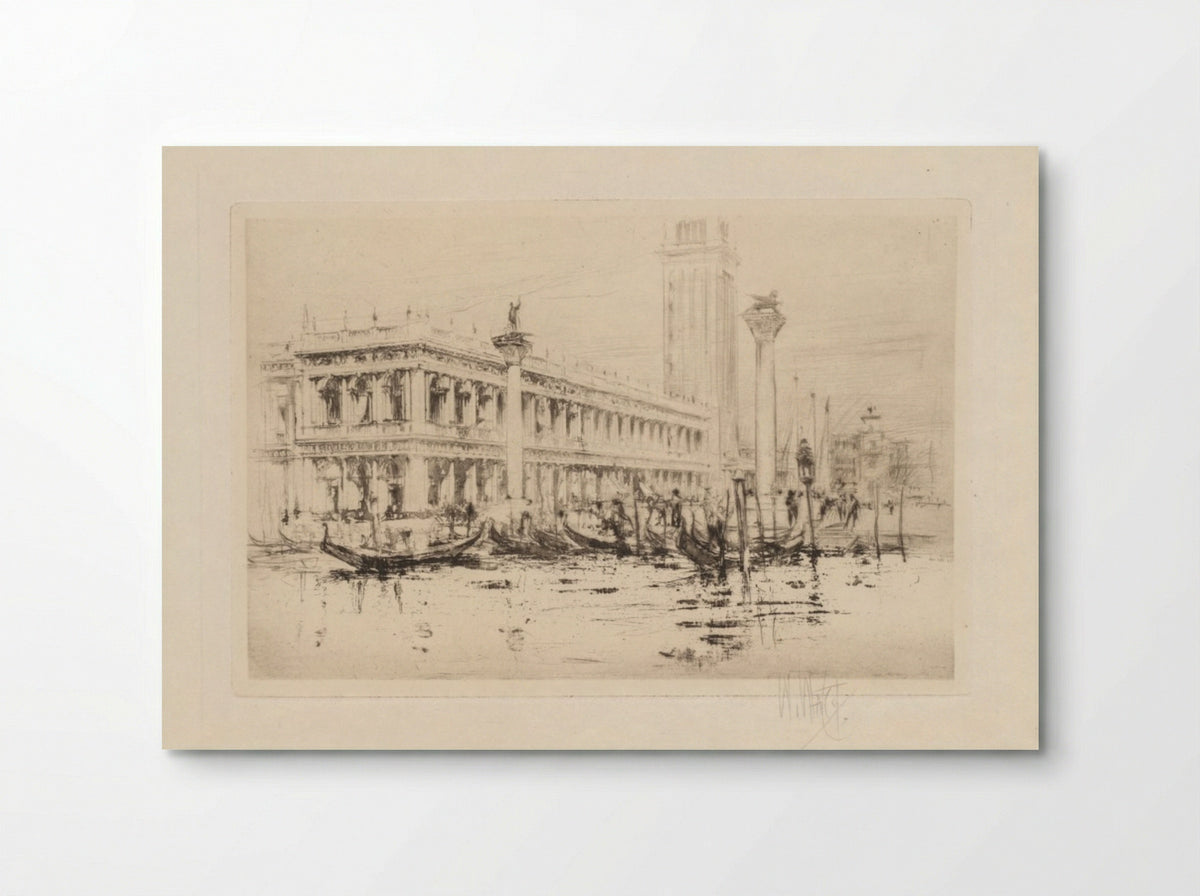 The Library of St. Mark’s - William Walcot - Poster