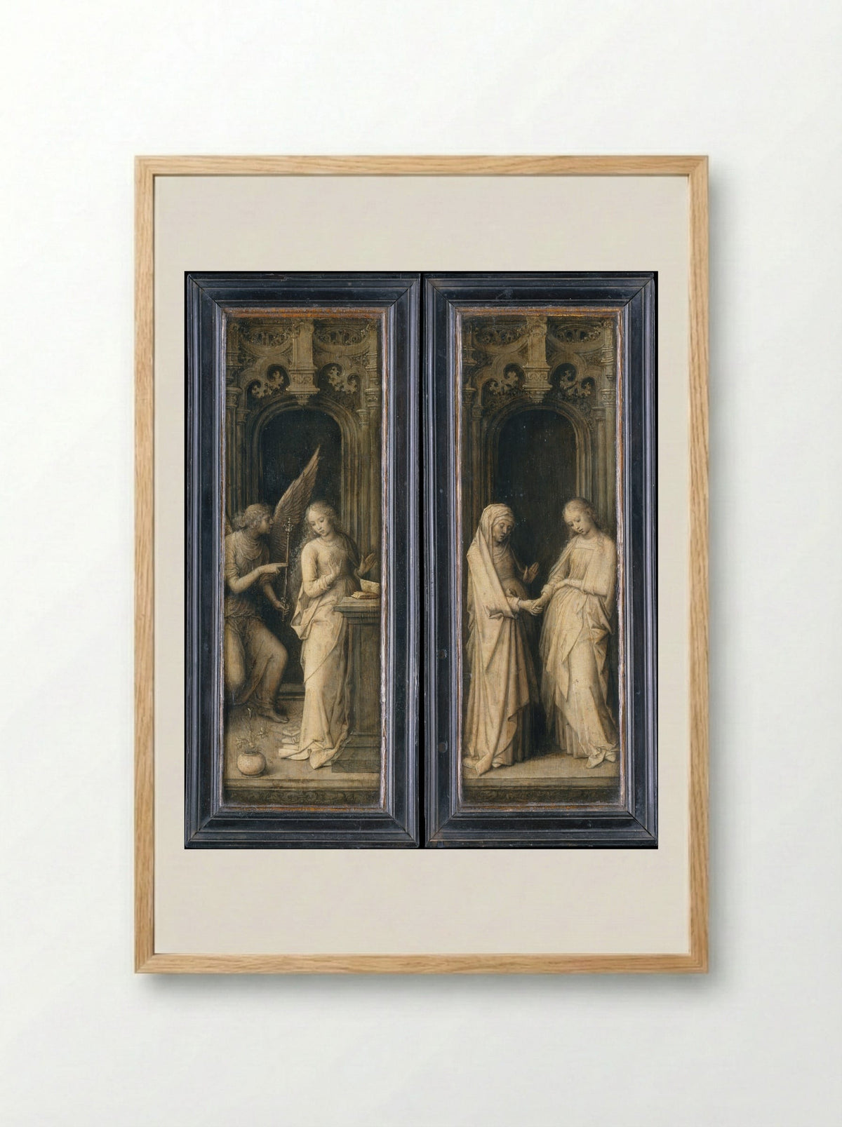 The Life of the Virgin - Adriaen Isenbrant - Framed Print Wood
