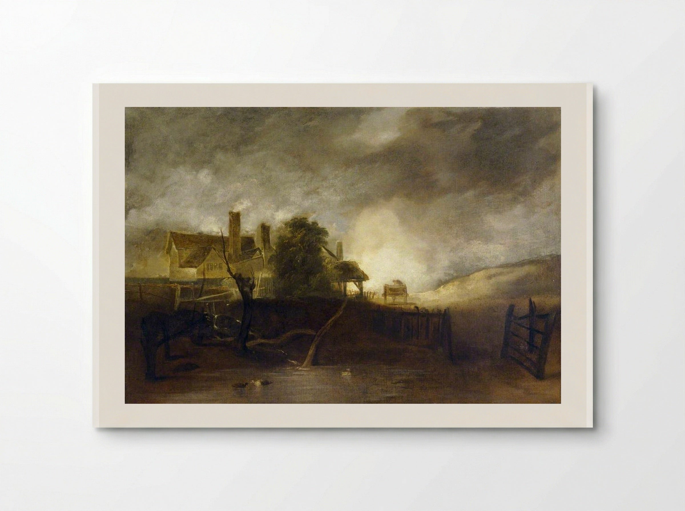 The Lime Kiln - John Crome - Poster