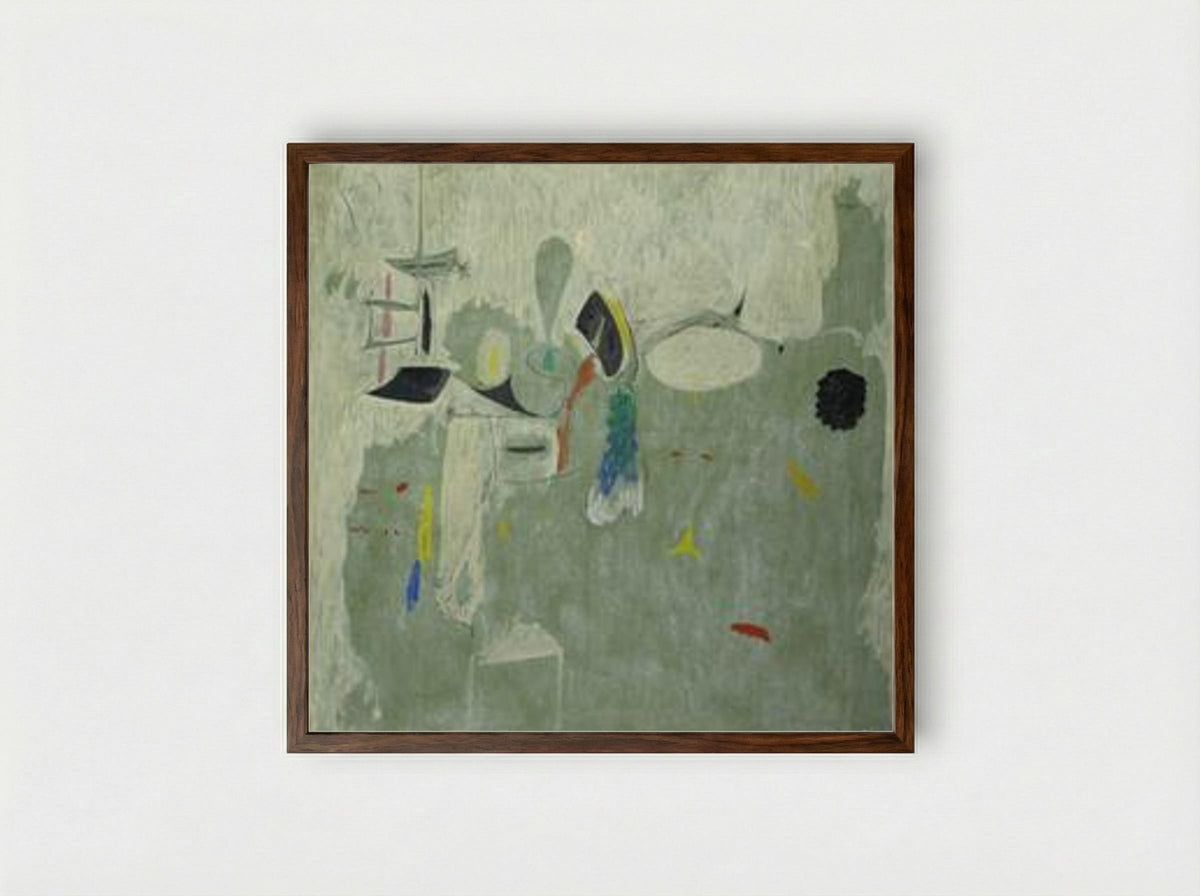 The Limit - Arshile Gorky - Framed Print Dark Wood