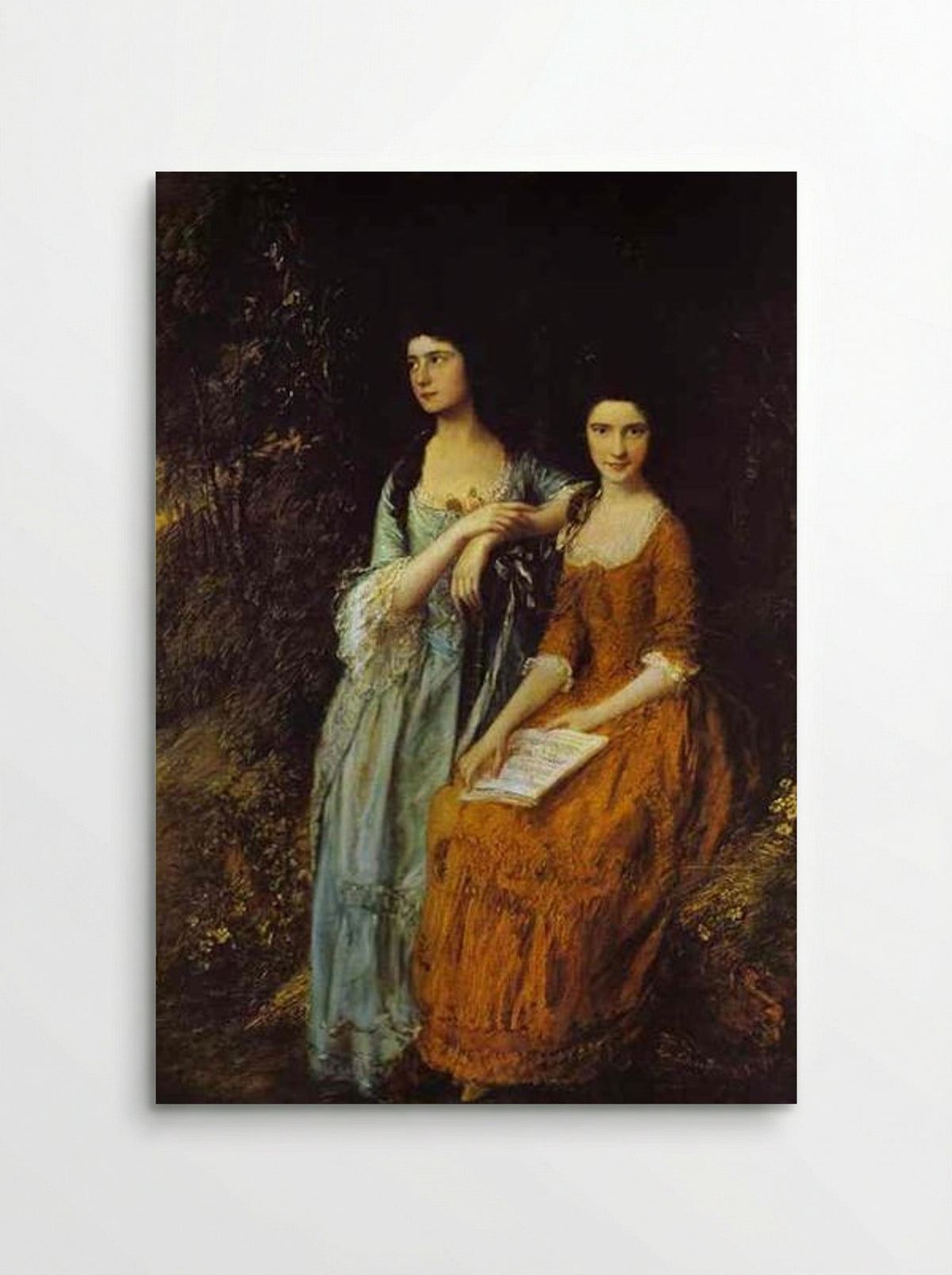 The Linley Sisters (Mrs. Sheridan and Mrs. Tickell) - Thomas Gainsborough - Poster