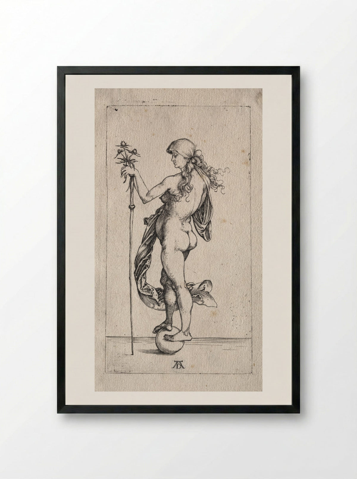 The Little Fortune - Albrecht Dürer - Framed Print Black
