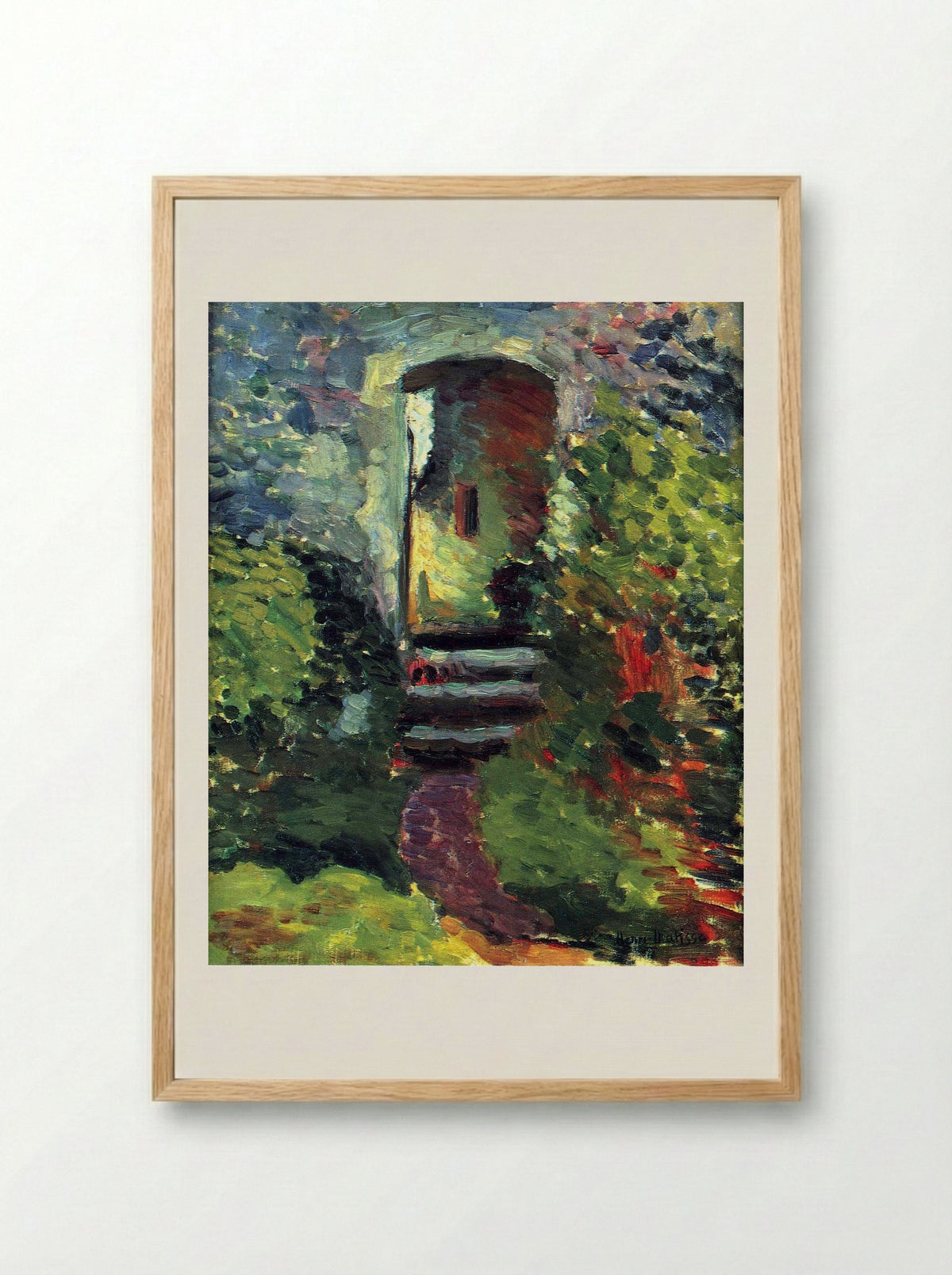 The Little Gate of the Old Mill - Henri Matisse - Framed Print Wood