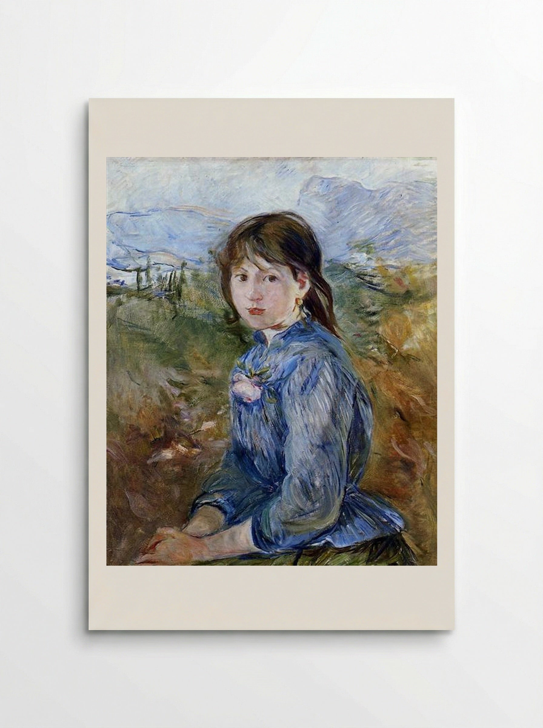 The Little Girl from Nice, Celestine - Berthe Morisot - Poster