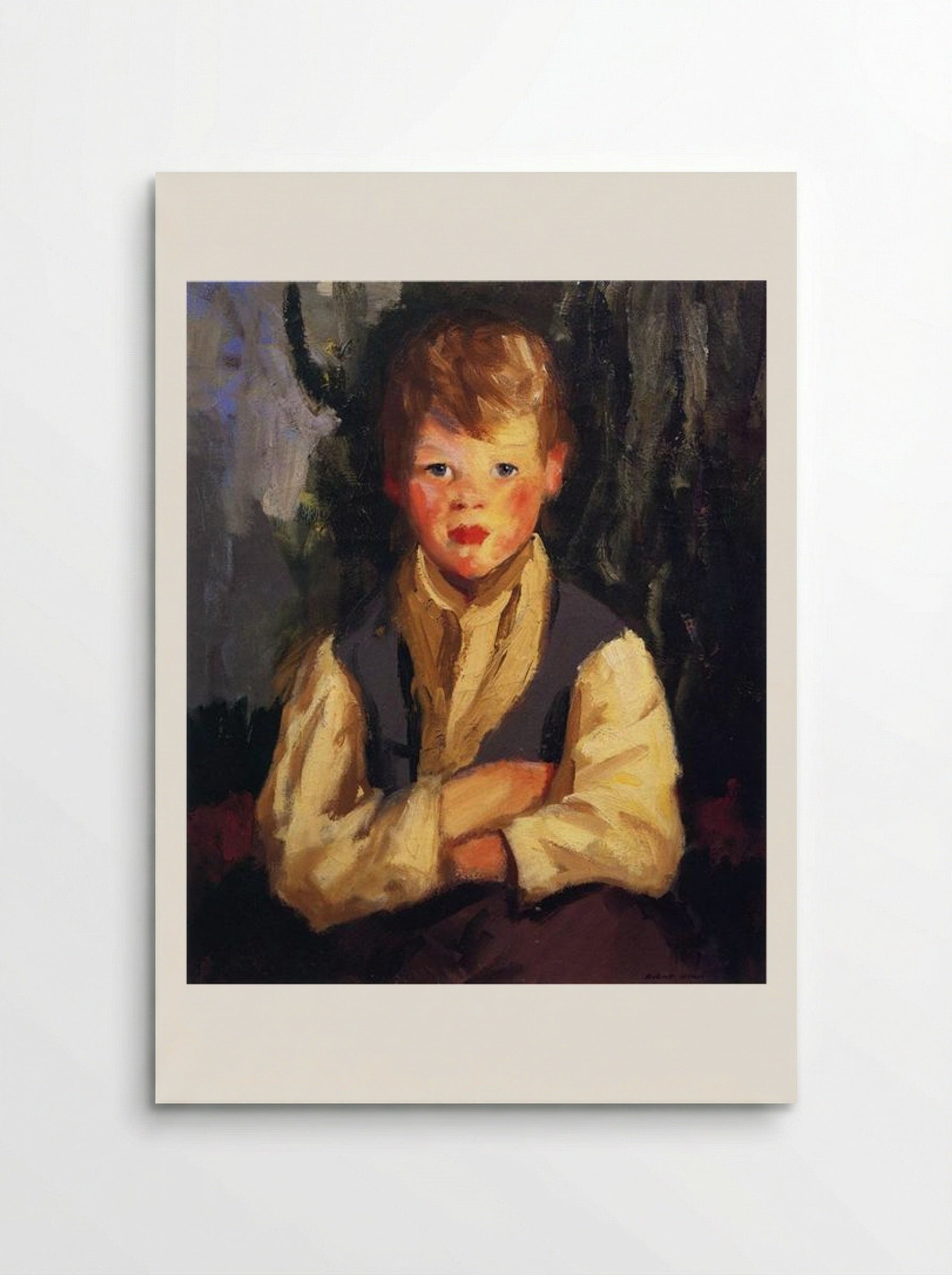 The Little Irishman - Robert Henri - Poster
