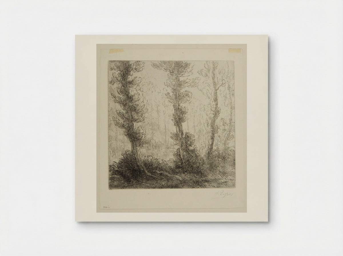 The Little Lake - Alphonse Legros - Poster