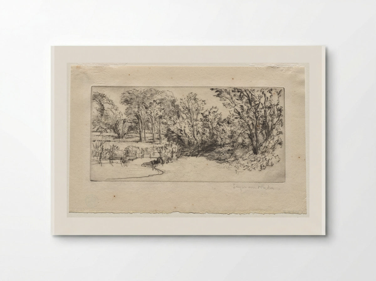 The Little Longparish - Francis Seymour Haden - Poster