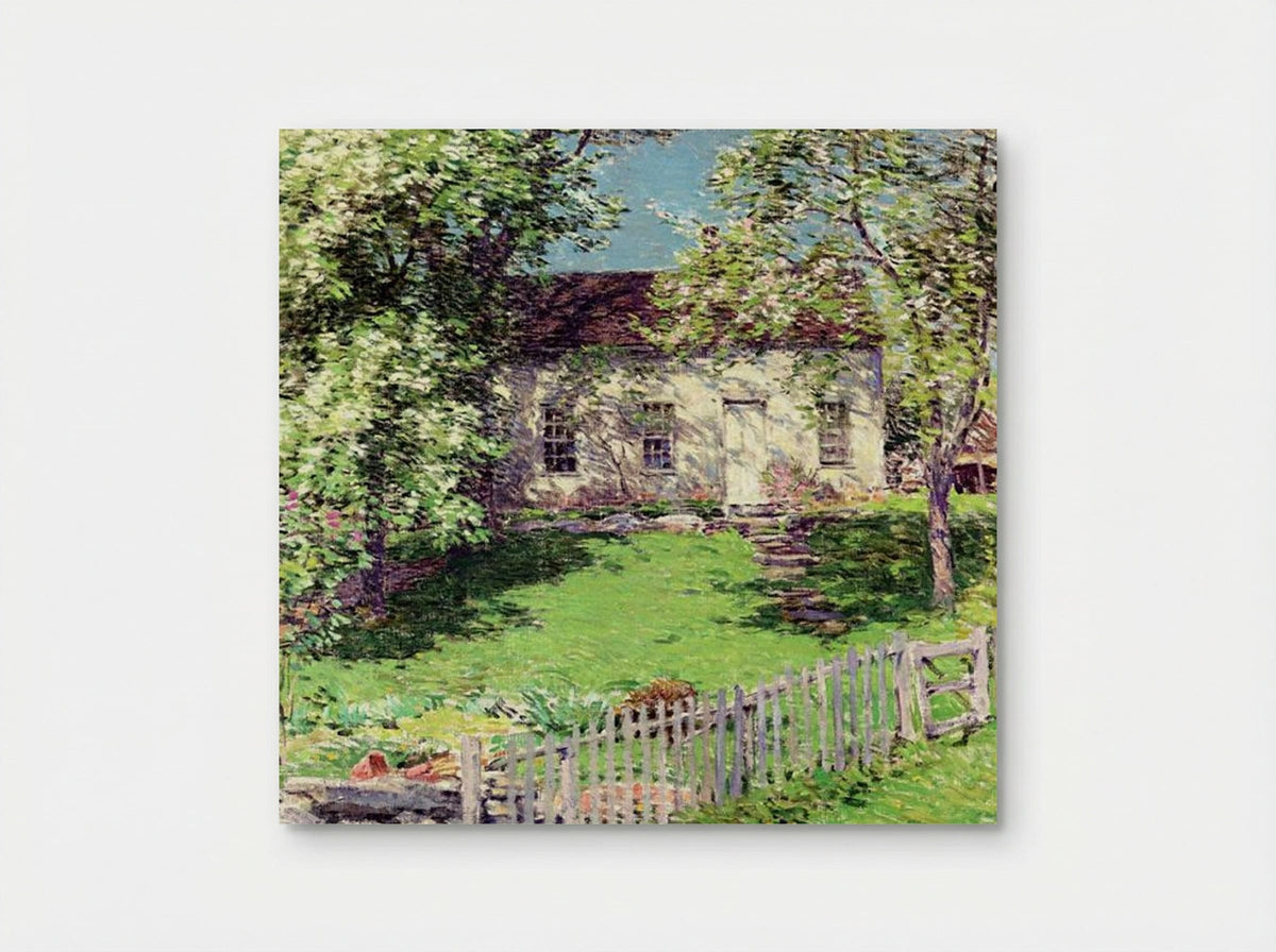 The Little White House - Willard Metcalf - Poster