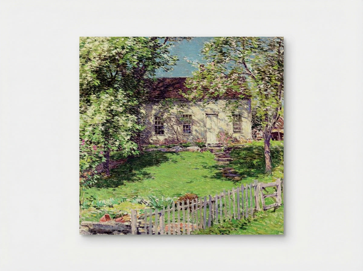 The Little White House - Willard Metcalf - Poster