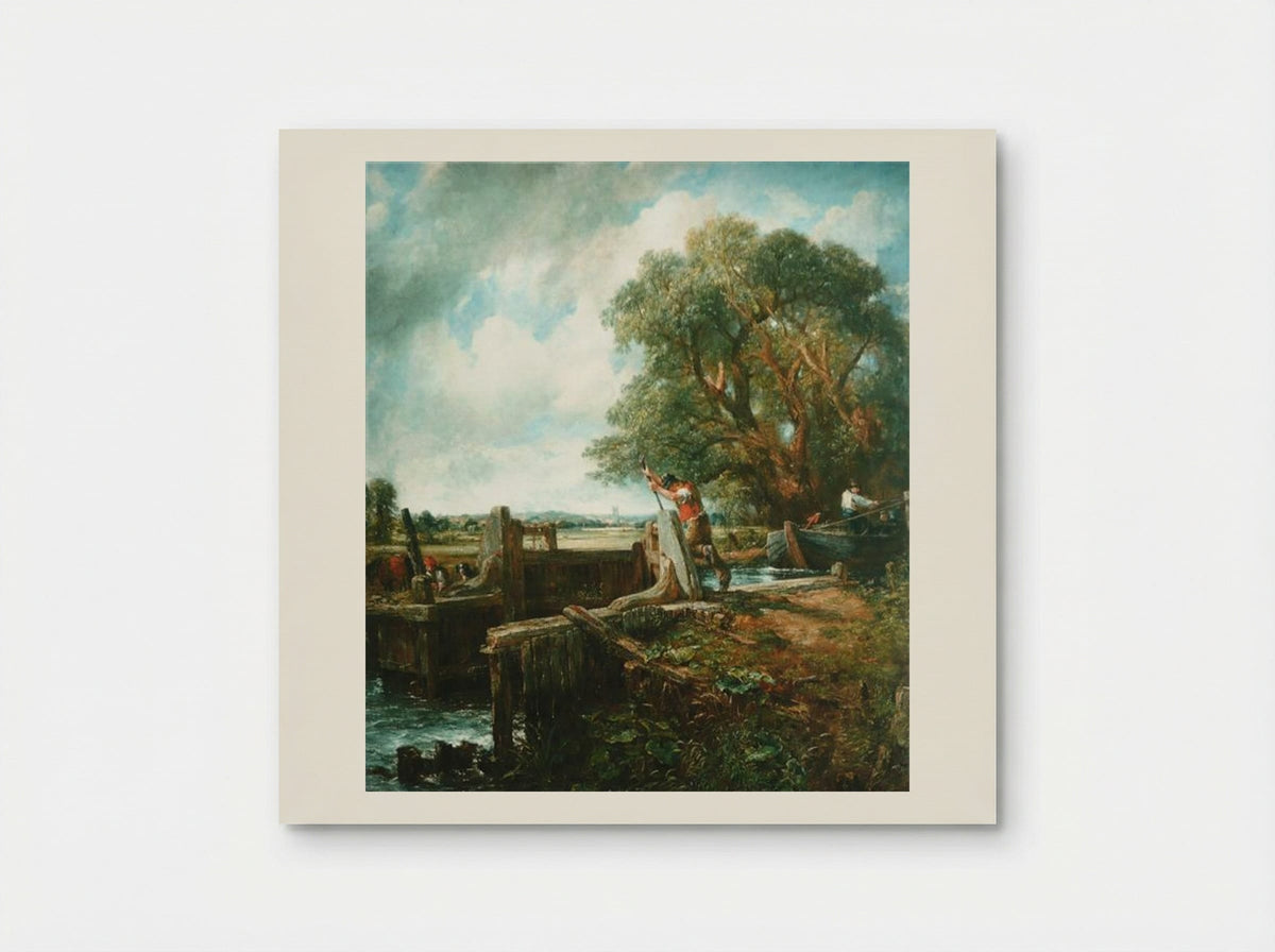 The Lock - John Constable - Poster
