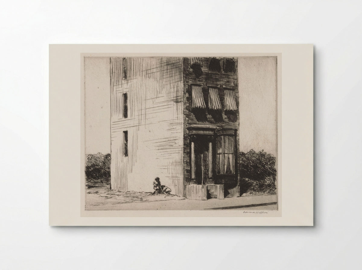 The Lonely House - Edward Hopper - Poster