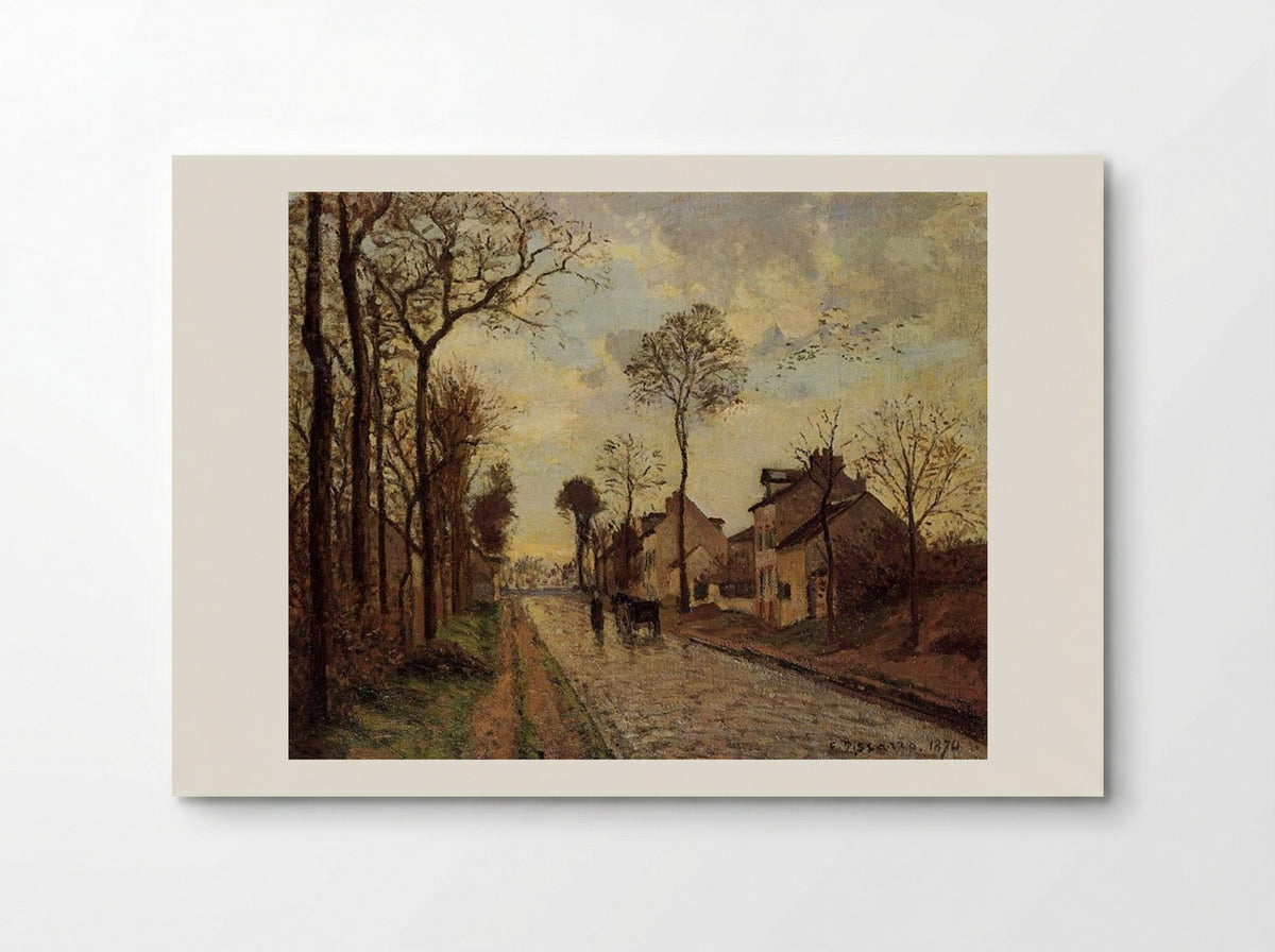 The Louveciennes Road - Camille Pissarro - Poster