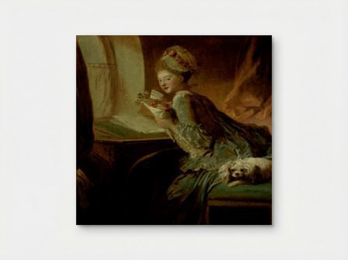 The Love Letter - Jean-Honoré Fragonard - Poster