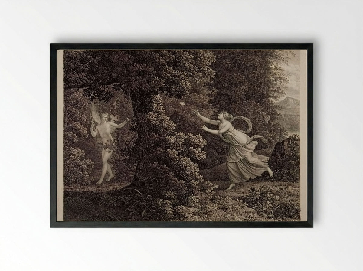 The Love Trap - Victor Pillement - Framed Print Black