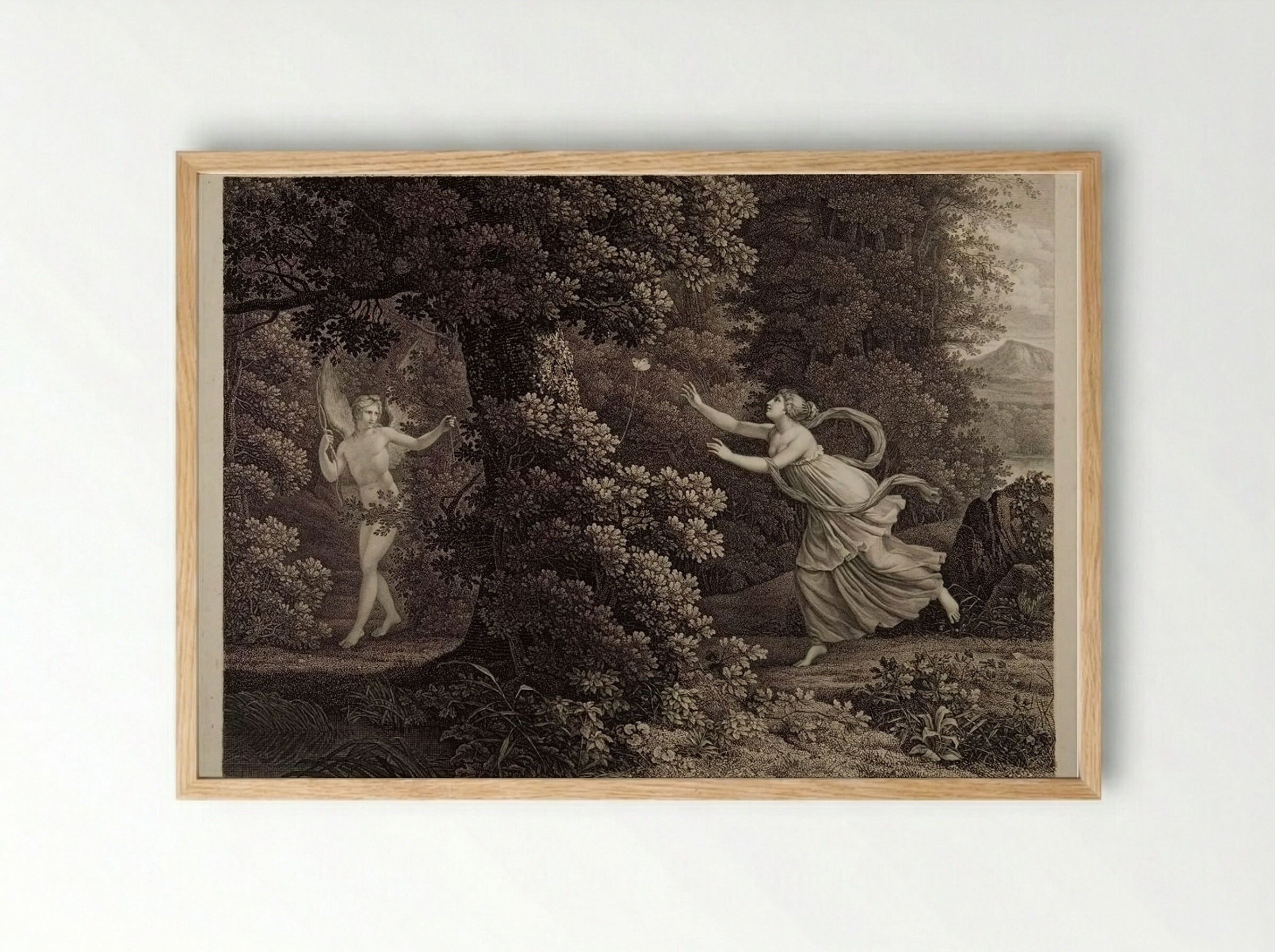 The Love Trap - Victor Pillement - Framed Print Wood