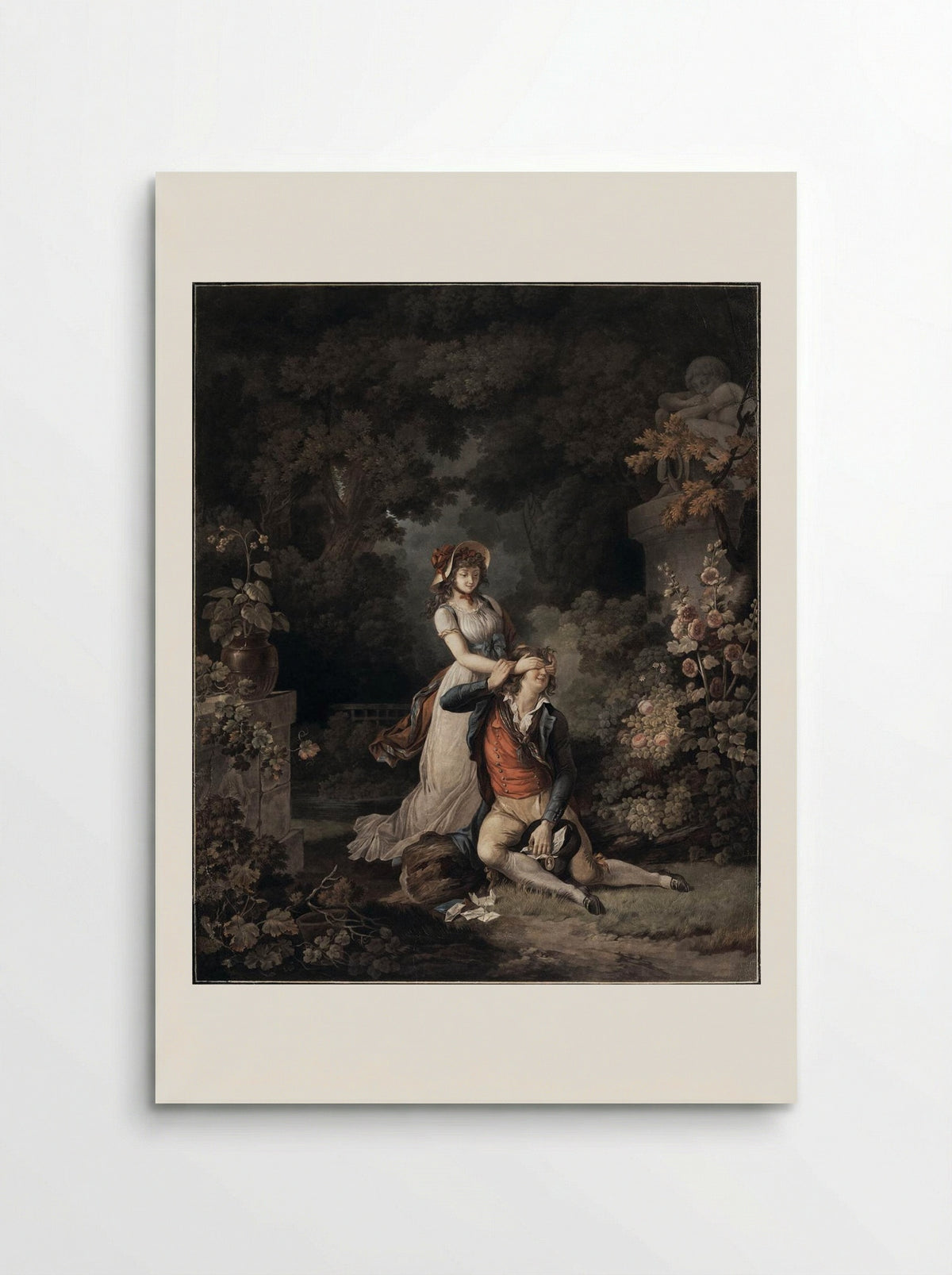 The Lover Surprised - Charles-Melchior Descourtis - Poster