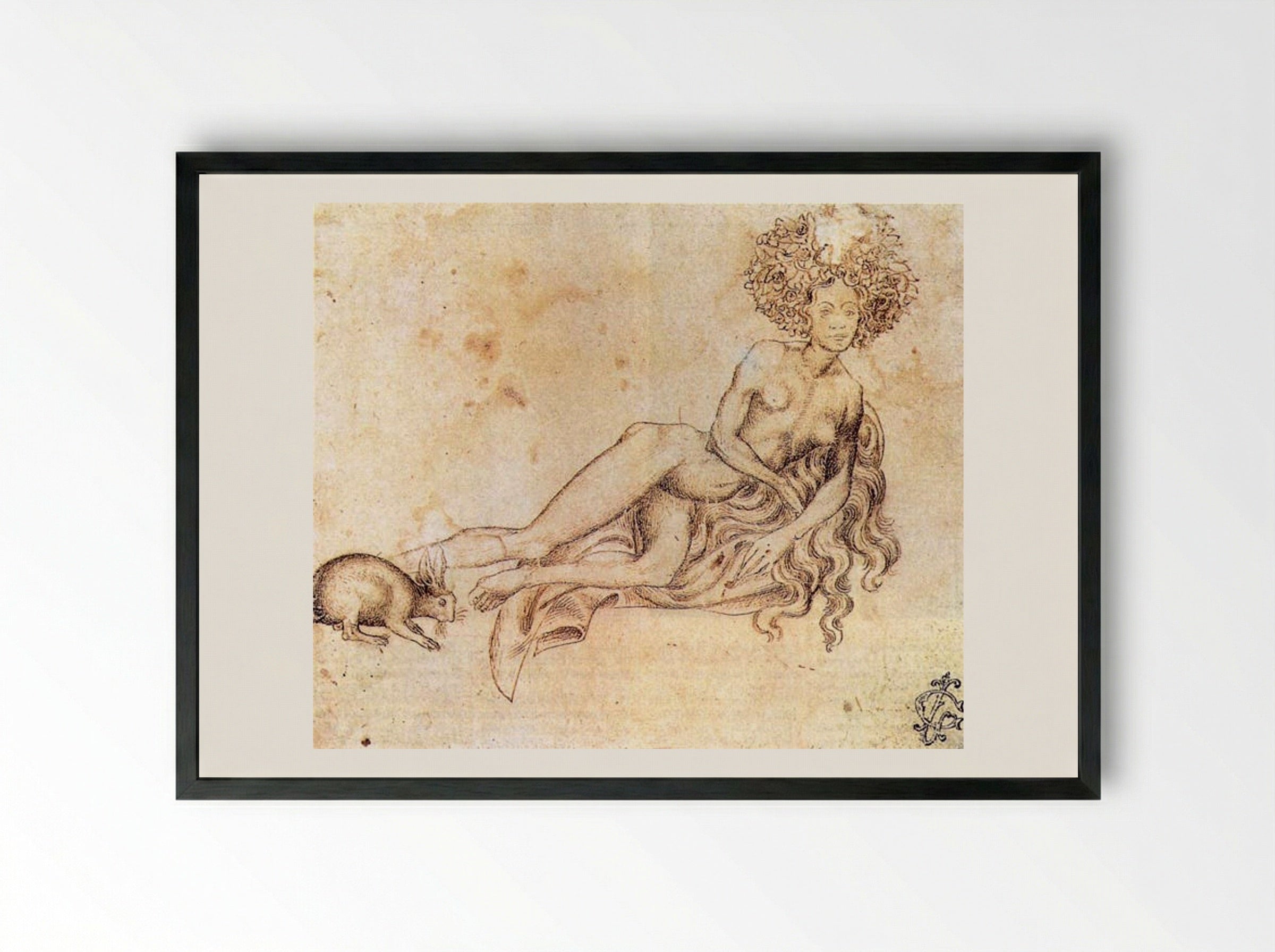 The Luxury - Pisanello - Framed Print Black