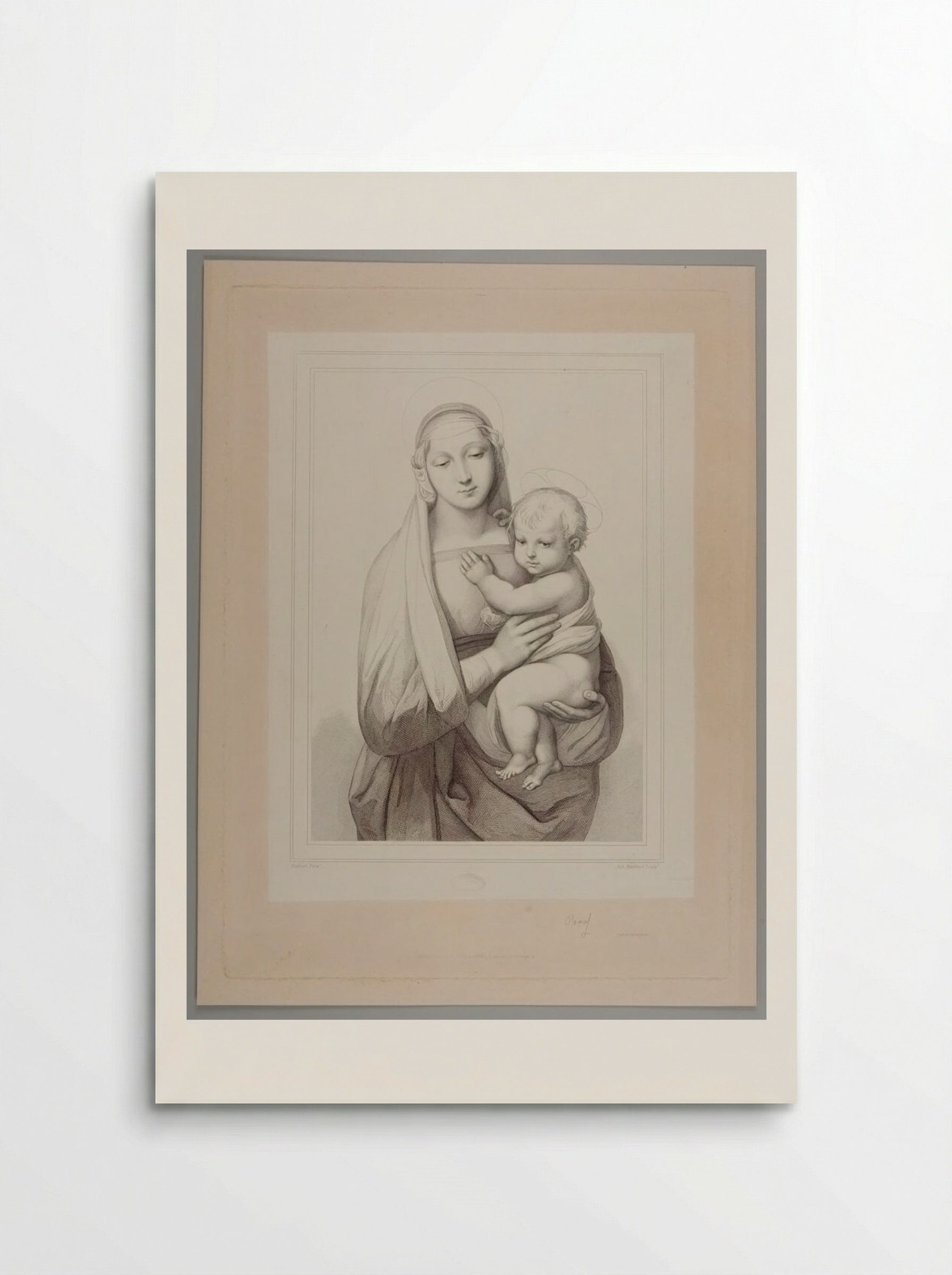 The Madonna of the Grand Duke - Achille Louis Martinet - Poster