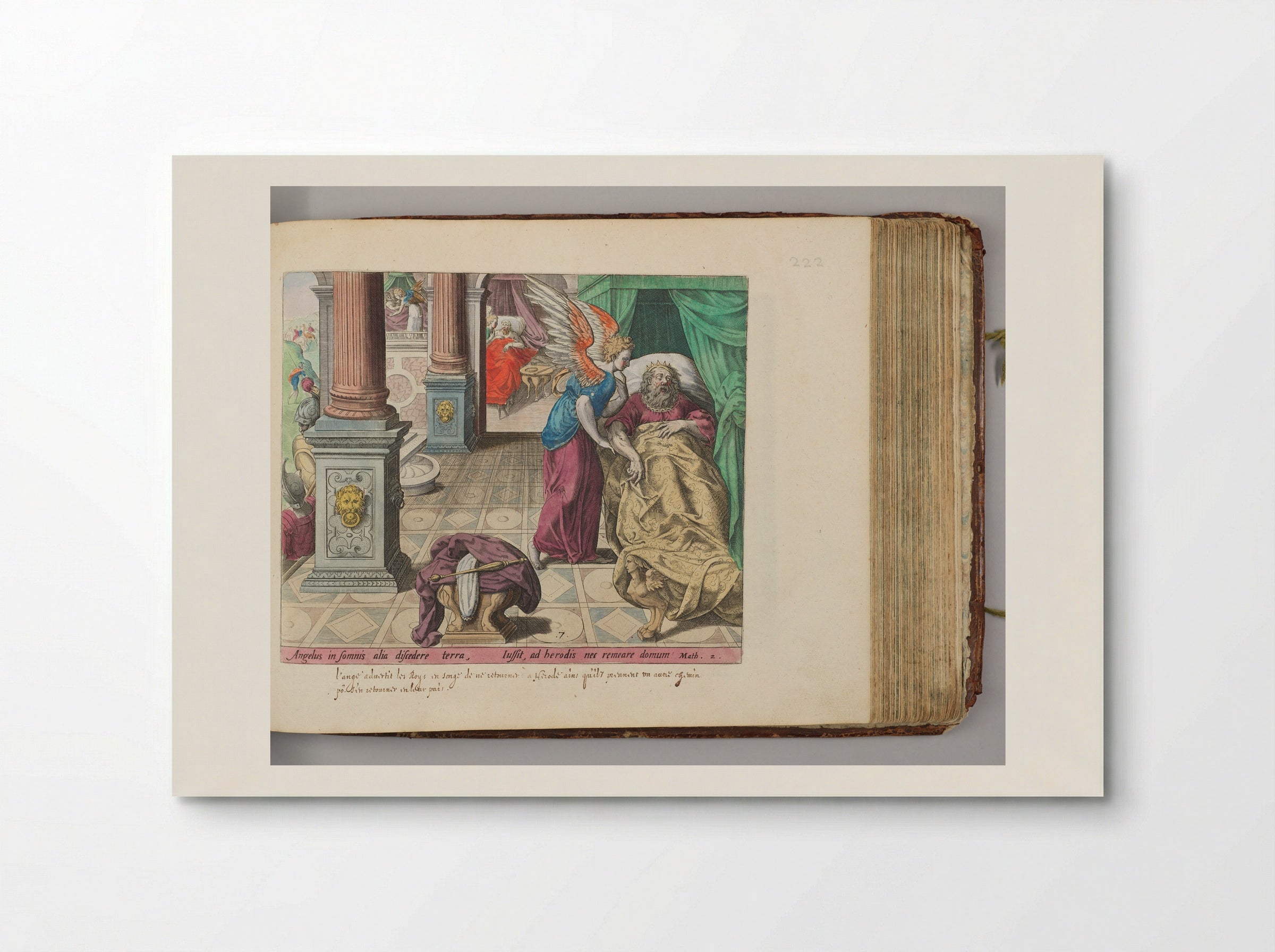 The Magi Warned in a Dream not to Return to Herod - Johann Sadeler I - Poster