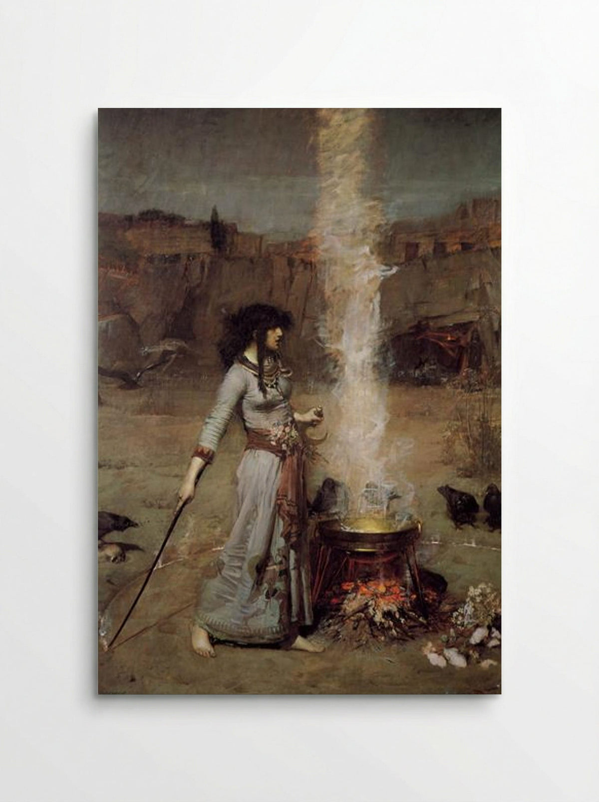The Magic Circle - John William Waterhouse - Poster