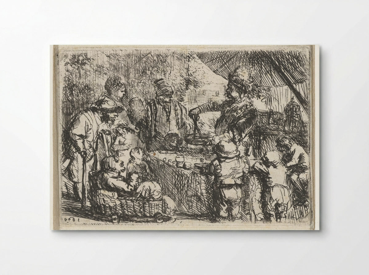 The Magician under a Parasol - Constantijn à Renesse - Poster