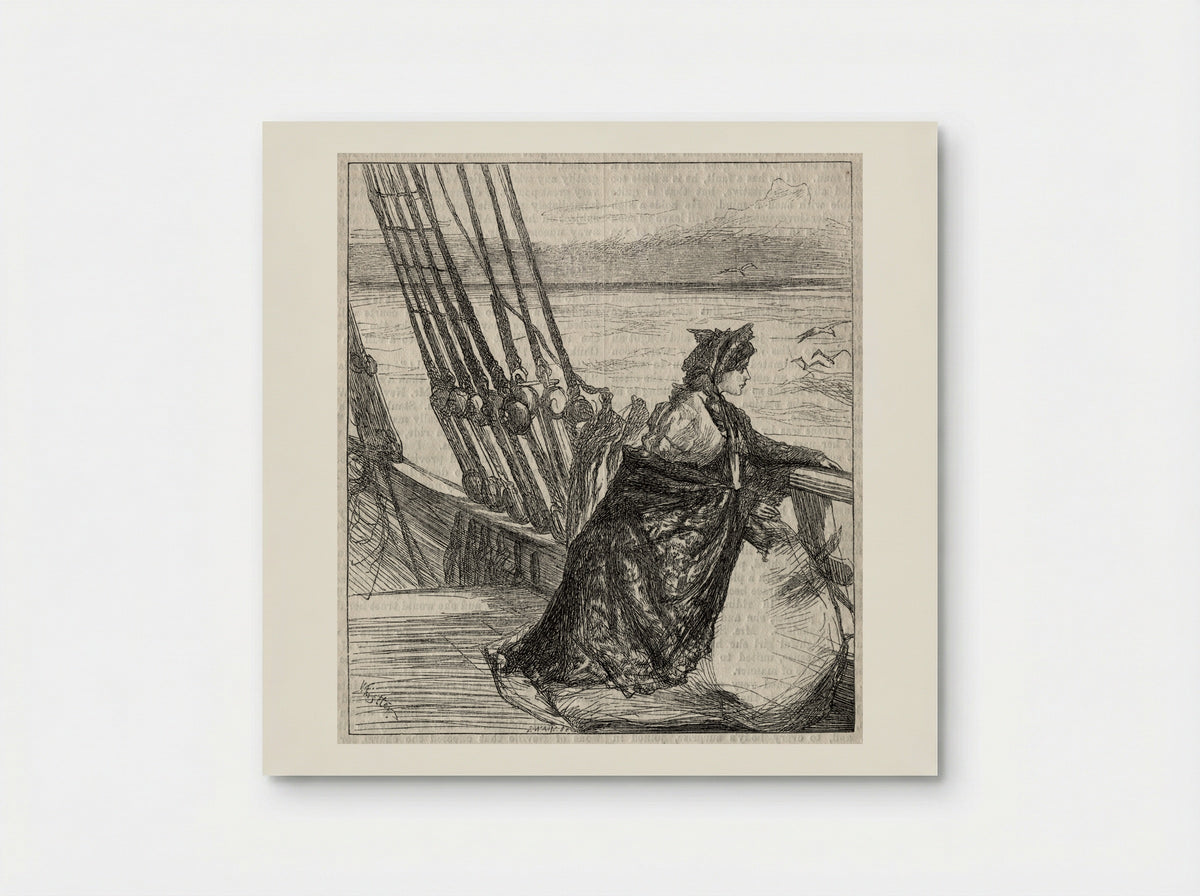 The Major's Daughter: Clara Vinrace's Farewell to her Father - James McNeill Whistler - Poster