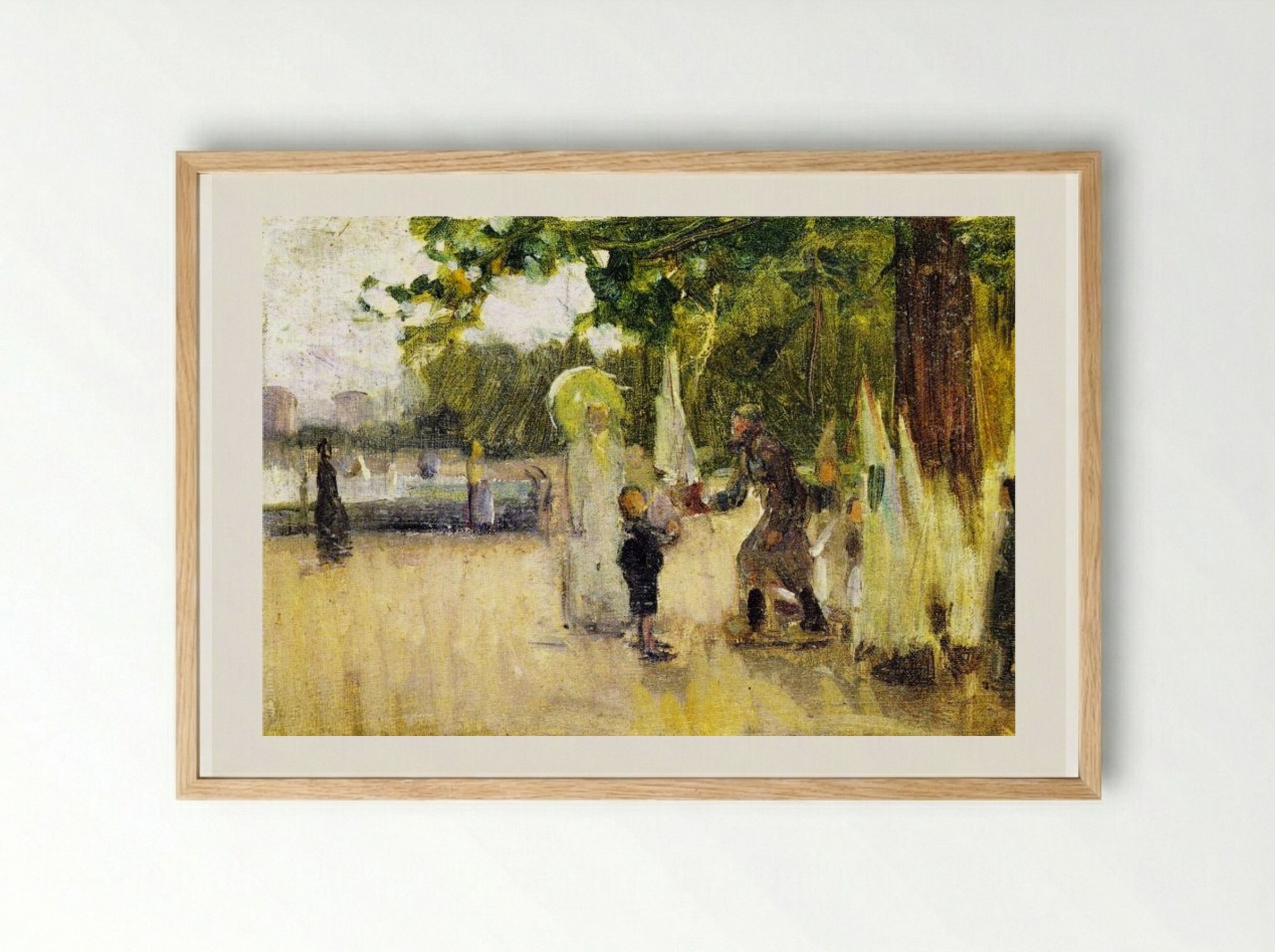 The Man Who Rented Boats - Henry Ossawa Tanner - Framed Print Wood