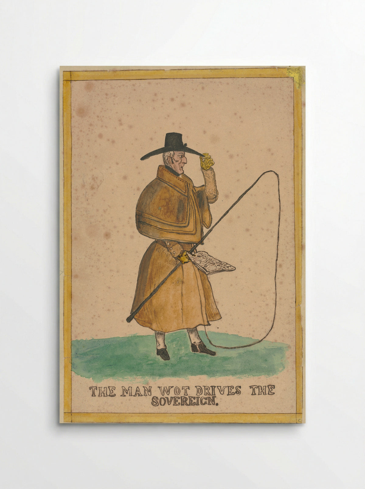 The Man Wot Drives the Sovereign - Richard Dighton - Poster