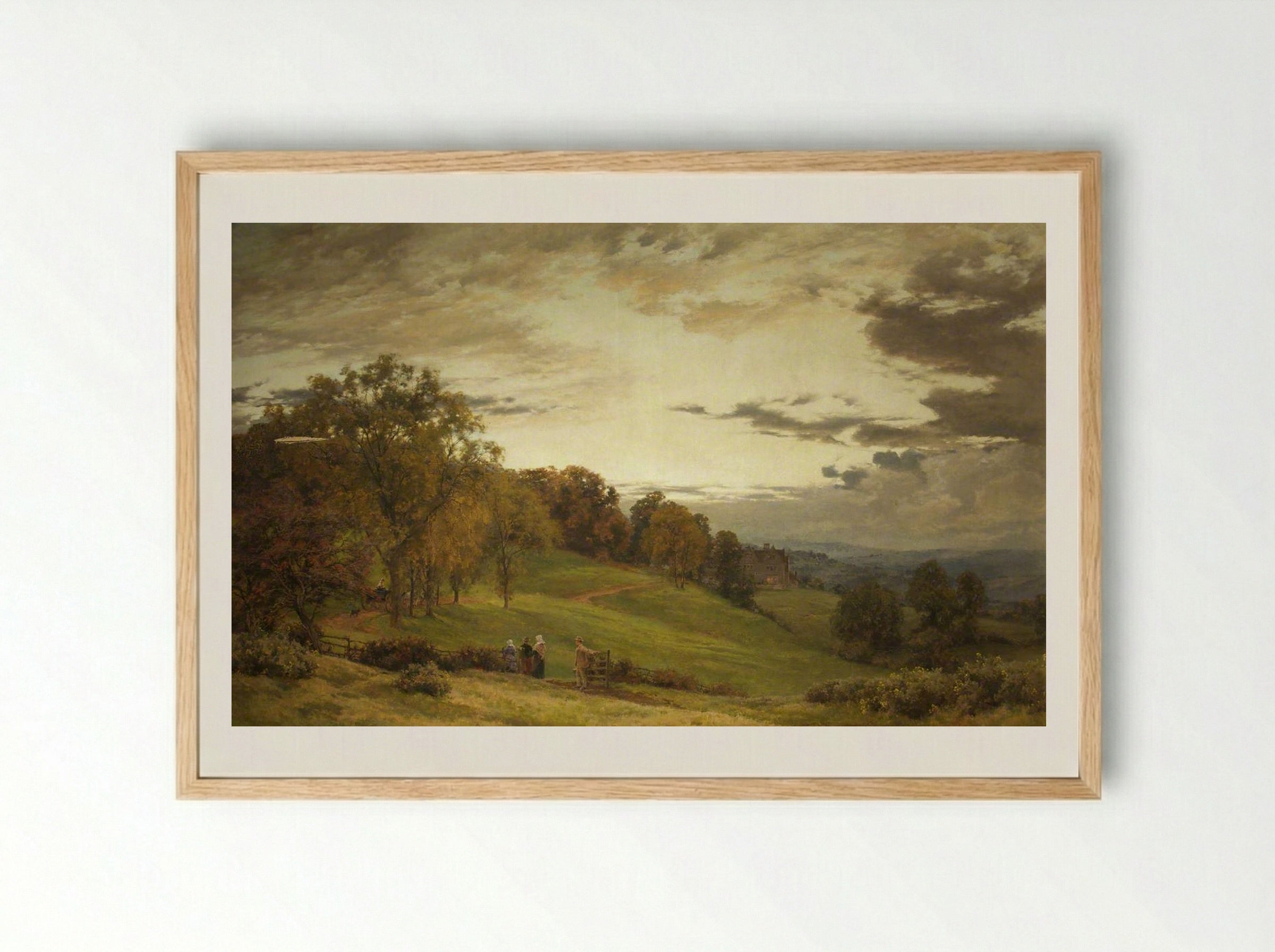 The Manor Park - Alfred Parsons - Framed Print Wood
