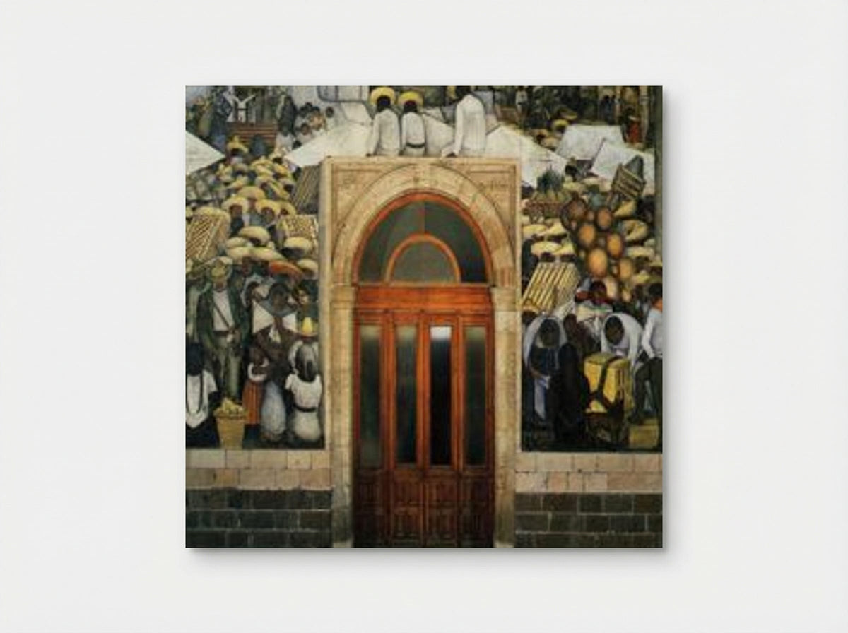 The Market - Diego Rivera - Poster