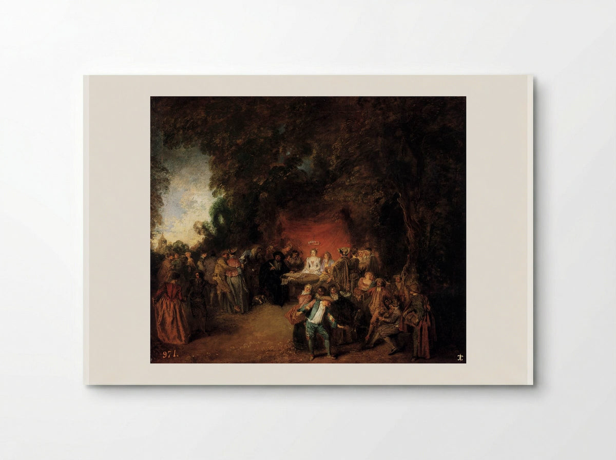 The Marriage Contract - Antoine Watteau - Poster
