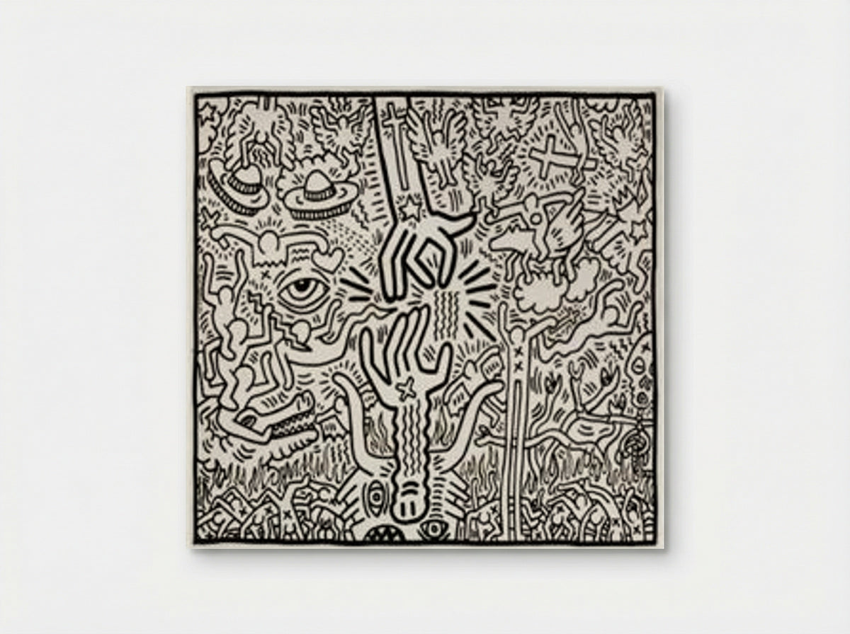 The Marriage of Heaven and Hell - Keith Haring - Poster