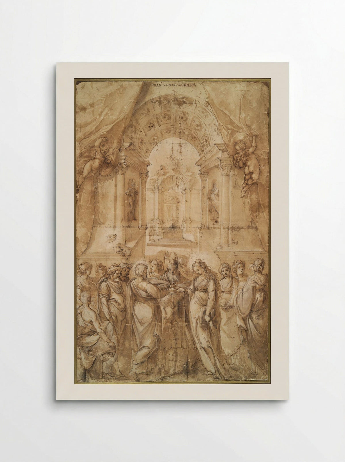 The Marriage of the Virgin - Francesco Vanni - Poster