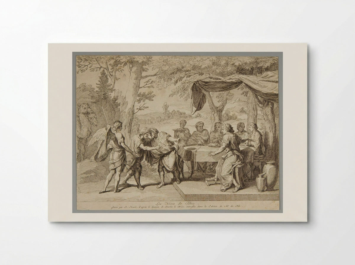 The Marriages of Tobie - Bernard Picart - Poster
