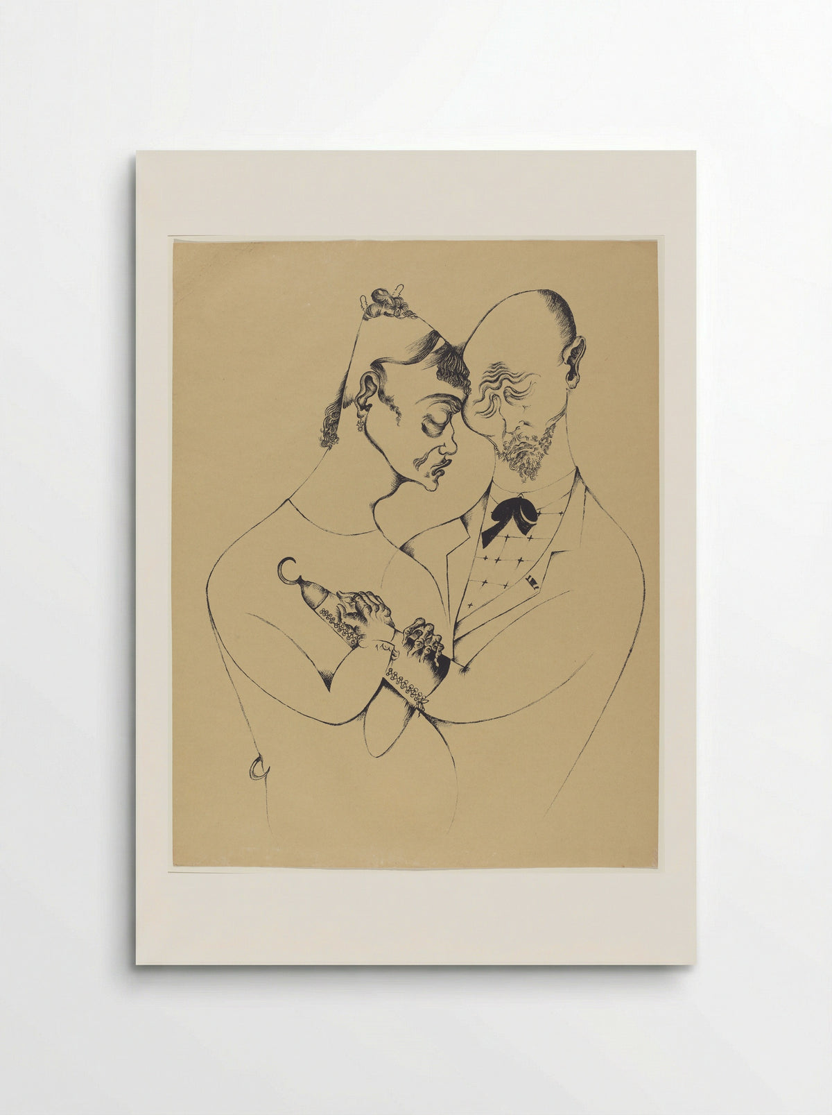 The Married Couple - Heinrich Hoerle - Poster