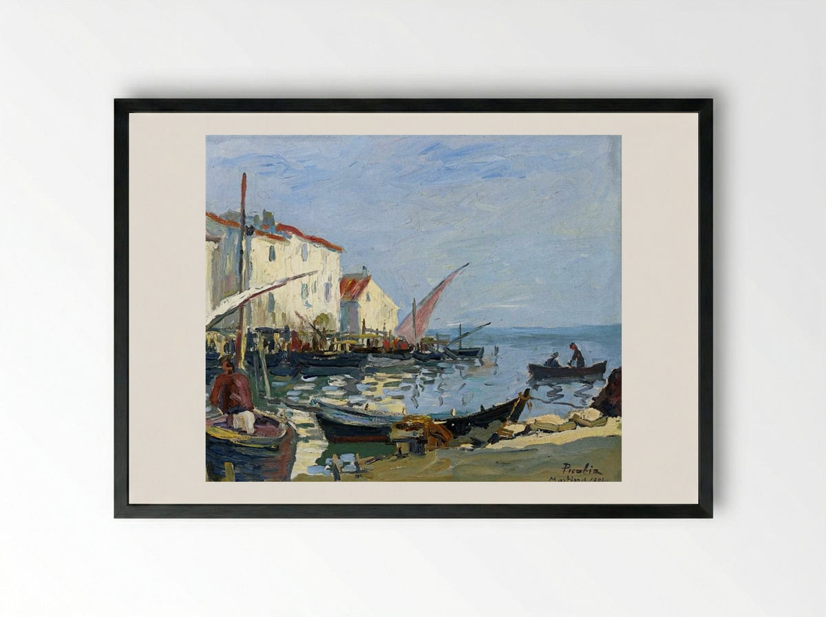 The Martigues - Francis Picabia - Framed Print Black
