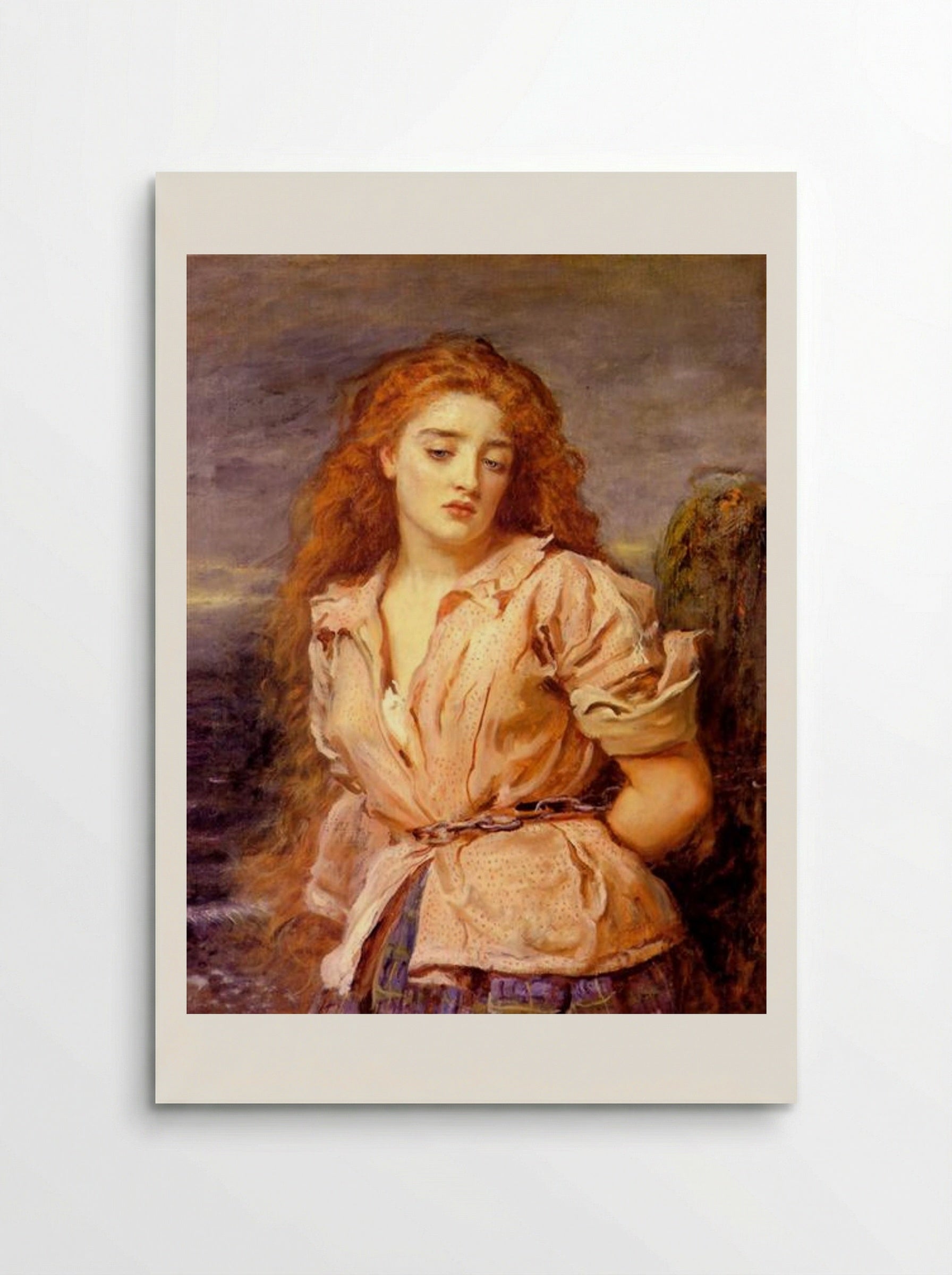 The Martyr of the Solway - John Everett Millais - Poster