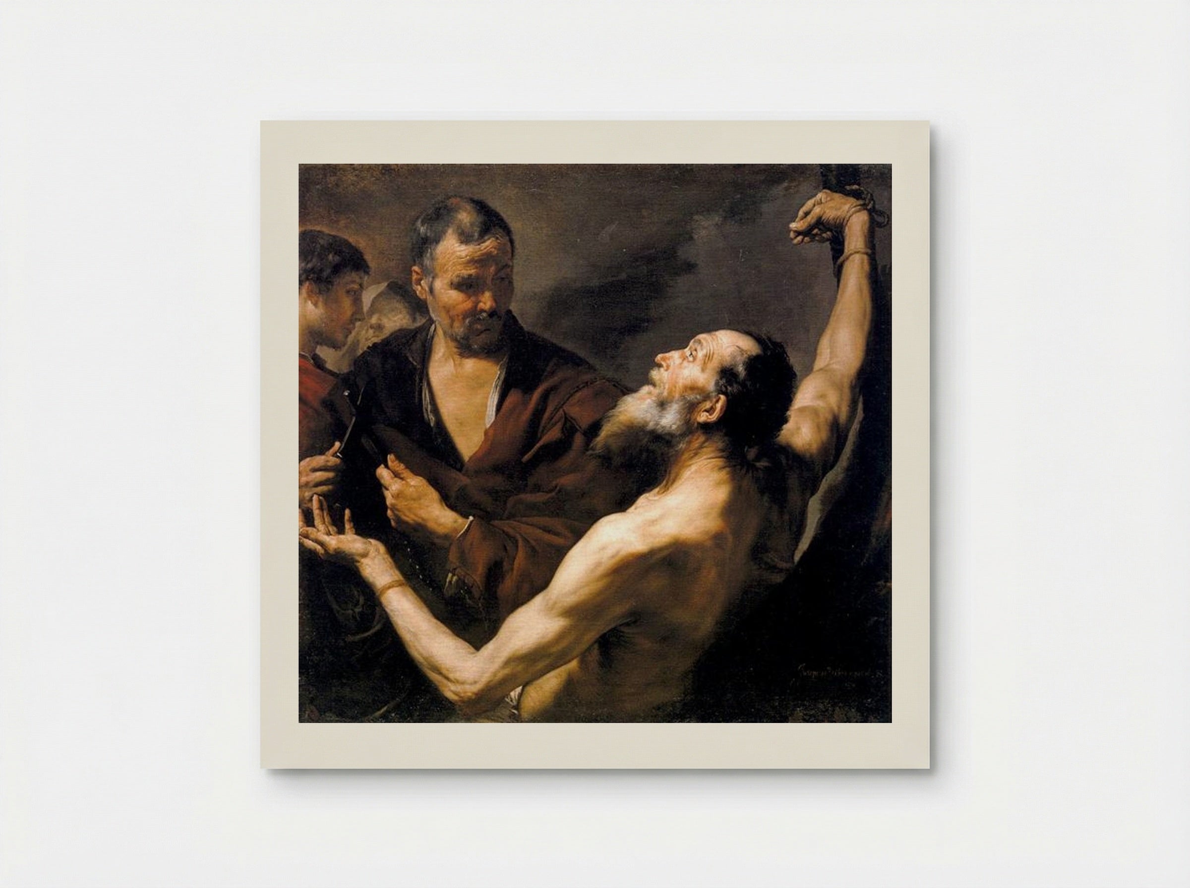 The Martyrdom of Saint Bartholomew - Jusepe de Ribera - Poster